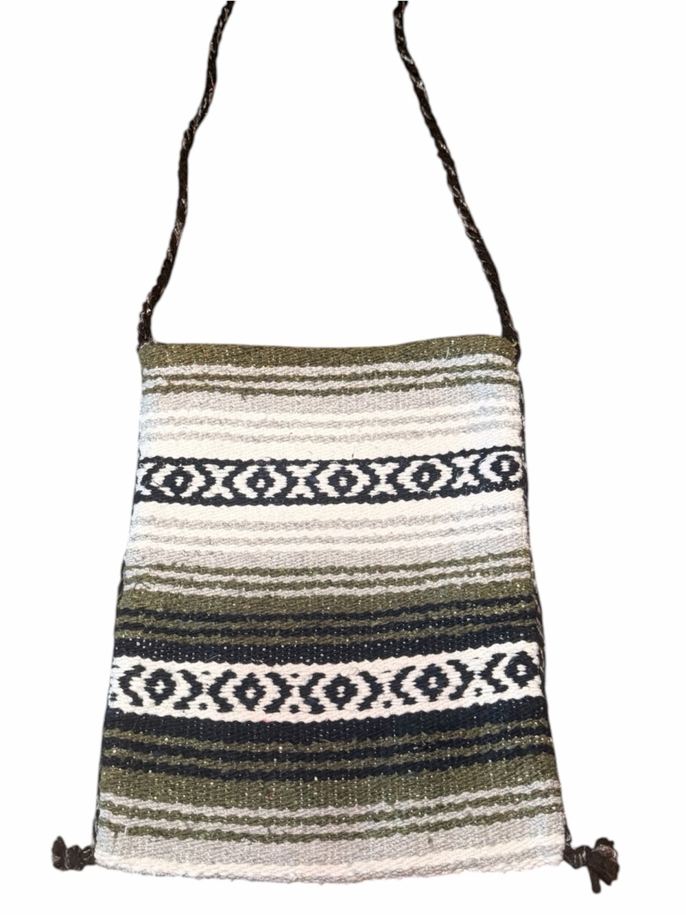 Boho Green Blanket Bag